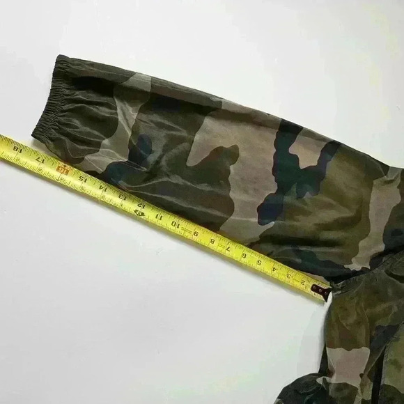 WILD FABLE Green Camouflage Windbreaker Jacket Pockets Size XL - Picture 6 of 6